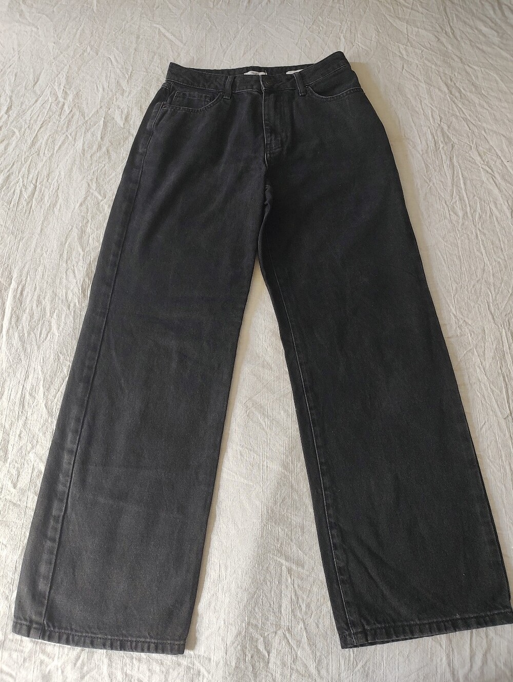 Forever 21 90s Fit 27 Women Relaxed Black Jeans High Rise